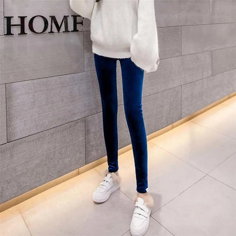 Leggings Knitting Velvet Casual High Elastic Waist Thicken Double LayeSPECIFICATIONSBrand Name: YRRETYLength(Bottoms): Ankle-LengthOrigin: Mainland ChinaHip-Style: regularWaist Type: highSeam: SEAMSpandex: High Spandex(&gt;20%)Item TypDMEwomenstorenull