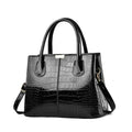 Handbag- Women Patent Pu Leather Mother Crossbody Bag Large Capacity