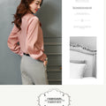 Tops Women's Casual Chiffon Blouse V-Neck Solid Shirt Bow Lantern SleeSPECIFICATIONSBrand Name: SURWENYUEStyle: Office LadyElasticity: Non StrechOrigin: Mainland ChinaCN: GuangdongSeason: All seasonFabric Type: ChiffonHign-concerned ChDMEwomenstorenull