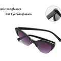 Sunglasses- Glasses For Women New Fashion Small Half Frame Eyewear