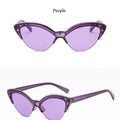 Sunglasses- Glasses For Women New Fashion Small Half Frame Eyewear