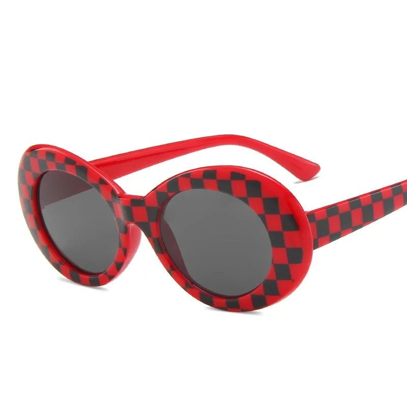 Sunglasses Men Women Purple Red Lens Protection Lattice Eyewear FashioSPECIFICATIONSBrand Name: GUANGDUOrigin: Mainland ChinaApplicable Scenarios: casualGender: WOMENStyle type: OvalModel Number: A053Item Type: EYEWEARProduct Type: FasDMEwomenstorenull