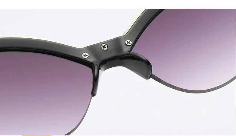 Sunglasses- Glasses For Women New Fashion Small Half Frame Eyewear