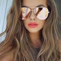 Shades- Sun Glasses Brand Designer Pilot Sunglasses Women Shades