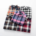 Women Plaid Shirt New Casual Flannel Cotton Lady Long Sleeve Shirt FemSPECIFICATIONSBrand Name: YEOINFabric Type: Polyester CottonHign-concerned Chemical: NonePattern Type: PlaidFit Type: SlimStyle: CasualAge: JUNIORCraft of Weaving: TDMEwomenstorenull