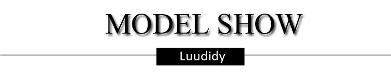 Model showcase featuring Luudidy two piece suit for women, ideal for office style.