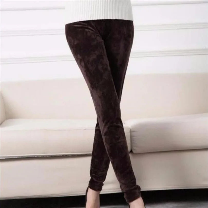 Leggings Knitting Velvet Casual High Elastic Waist Thicken Double LayeSPECIFICATIONSBrand Name: YRRETYLength(Bottoms): Ankle-LengthOrigin: Mainland ChinaHip-Style: regularWaist Type: highSeam: SEAMSpandex: High Spandex(&gt;20%)Item TypDMEwomenstorenull