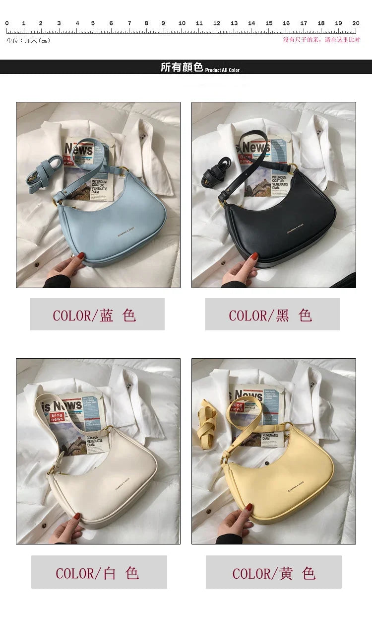 Underarm Bag for Women's Summer New Trendy and High end Crossbody Bag SPECIFICATIONSBrand Name: NoEnName_NullHign-concerned Chemical: NoneHandbags Type: Shoulder BagsMain Material: PULining Material: POLYESTERShape: BaguettePlace Of OrDMEwomenstorenull