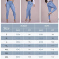 Women's Fashion Jeans High Waist Elastic Denim Pants Straight Leg LengSPECIFICATIONSBrand Name: CAREER ELITEMaterial: COTTONMaterial: POLYESTERElasticity: Medium StrecthFabric Type: Thin denimHign-concerned Chemical: NoneLength: Ankle-DMEwomenstorenull