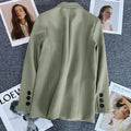 Blazer Elegant Women's Long Sleeve Chic Style fashionable style