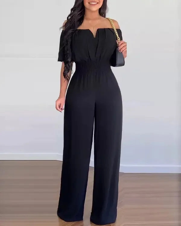 Fashion Printed Wide Leg Jumpsuit Women Sexy Slash Neck Off-shoulder HSPECIFICATIONSBrand Name: FUXIONGFUStyle: CasualAge: JUNIOROrigin: Mainland ChinaCN: GuangdongSeason: SummerMaterial: POLYESTERDecoration: noneFabric Type: POLYESTERDMEwomenstorenull