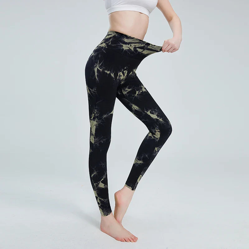 Women Tie Dyed Seamless Leggings Scrunch Fitness Fashion High Gym WaisSPECIFICATIONSBrand Name: caeruleusWaist Type: highStyle: CasualLength(Bottoms): Ankle-LengthOrigin: Mainland ChinaCN: ZhejiangSeason: All seasonHign-concerned ChemiDMEwomenstorenull