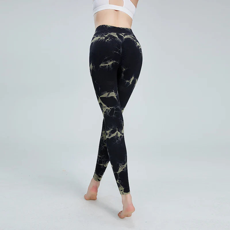 Women Tie Dyed Seamless Leggings Scrunch Fitness Fashion High Gym WaisSPECIFICATIONSBrand Name: caeruleusWaist Type: highStyle: CasualLength(Bottoms): Ankle-LengthOrigin: Mainland ChinaCN: ZhejiangSeason: All seasonHign-concerned ChemiDMEwomenstorenull