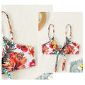 Swimwear- Sexy High Waist Bikini 3 Pieces Floral Print Swimsuit