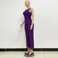 Sleeveless Sequined Jumpsuit Round Neck Slim Fit High Waist Sexy SprinSPECIFICATIONSBrand Name: mandylandyStyle: StreetwearAge: MIDDLE AGEOrigin: Mainland ChinaCN: GuangdongSeason: SummerMaterial: POLYESTERDecoration: SequinedFabric TyDMEwomenstorenull