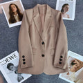 Blazer Elegant Women's Long Sleeve Chic Style fashionable style