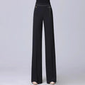 Pants Women New Pure Color Ballroom Wide Leg Trousers Fashion Summer LSPECIFICATIONSBrand Name: NoEnName_NullOrigin: Mainland ChinaCN: ZhejiangMaterial: SPANDEXGender: WOMENDance Type: LatinModel Number: TXH-DBL307Main Material: Matte DMEwomenstorenull