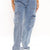 Cargo Pants- High Waist Multi Pocket Cargo Jeans Fashion Loose Denim