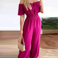 Fashion Printed Wide Leg Jumpsuit Women Sexy Slash Neck Off-shoulder HSPECIFICATIONSBrand Name: FUXIONGFUStyle: CasualAge: JUNIOROrigin: Mainland ChinaCN: GuangdongSeason: SummerMaterial: POLYESTERDecoration: noneFabric Type: POLYESTERDMEwomenstorenull