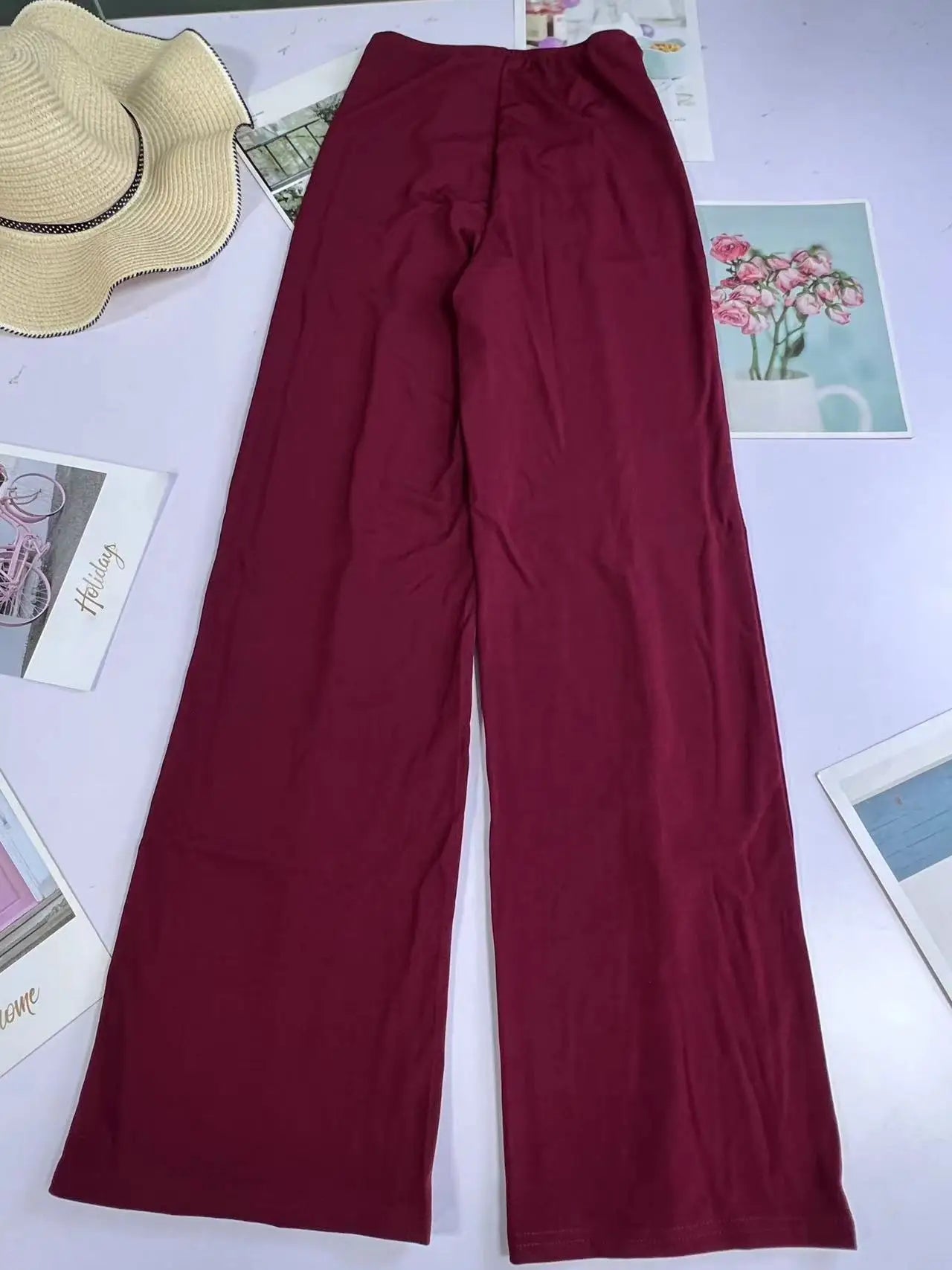 Pants-bottoms new style explosive narrow version of wide-leg trousers