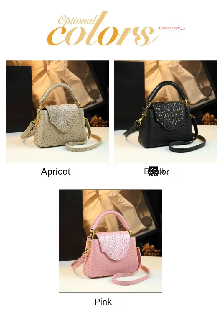 Fashion Genuine Leather Women's Handbags Female Small Shoulder CrossboSPECIFICATIONSBrand Name: BJYLOrigin: Mainland ChinaCN: GuangdongLining Material: AcrylicMain Material: Genuine leatherPlace Of Origin: GUANG DONG ProvincePlace Of ODMEwomenstorenull