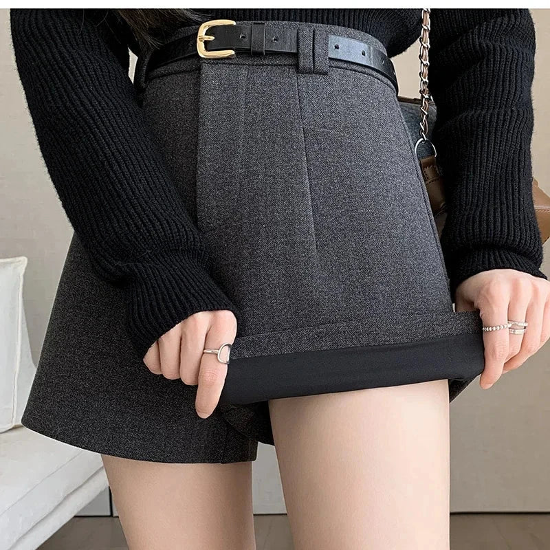 Duomofu Stylish Women's Casual Solid High Waist Wide Leg Shorts with PSPECIFICATIONSBrand Name: DUOMOFUDecoration: PocketsDecoration: sashesFabric Type: BroadclothPant Style: regularPattern Type: SolidFit Type: LOOSEStyle: CasualMateriDMEwomenstorenull