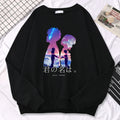 Sweatshirt- Woman Pullover Printing Hoodies Crewneck Fleece Sweatshirt