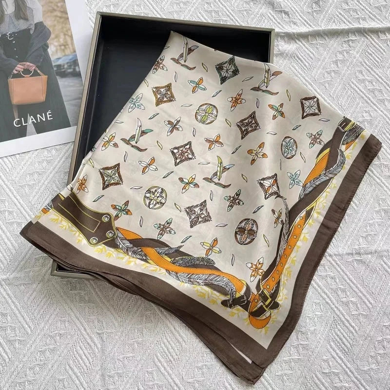 silk scarf scarf for women multi-functional multi-floral silk texture SPECIFICATIONSBrand Name: NoEnName_NullCraft of Weaving: Non-wovenOrigin: Mainland ChinaCN: ZhejiangGender: WOMENDepartment Name: ADULTHign-concerned Chemical: NoneMDMEwomenstorenull