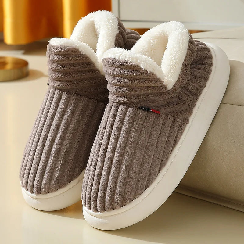 Shoes- Fur Shoes For Women Fashion Indoor Fur Slipper With Padded