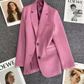 Blazer Elegant Women's Long Sleeve Chic Style fashionable style