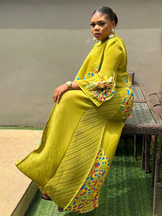 Maxi Long Dress Full-sleeved Hand-flowered Fashion Printed Dresses forSPECIFICATIONSWaistline: Loose waistDress Product features: 100% brand new dressDress Style: Pleated Maxi Long Miyake DressDropshipping: SupportWholesale: SupportSleDMEwomenstorenull