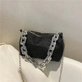 Handbag- Rhinestone Bucket Bag Glitter Chain Purse Women's Mini Bag