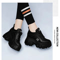 Sneakers- Shoes Comfortable Female Fashion High Heel Woman Sneakers