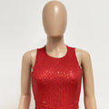 Sleeveless Sequined Jumpsuit Round Neck Slim Fit High Waist Sexy SprinSPECIFICATIONSBrand Name: mandylandyStyle: StreetwearAge: MIDDLE AGEOrigin: Mainland ChinaCN: GuangdongSeason: SummerMaterial: POLYESTERDecoration: SequinedFabric TyDMEwomenstorenull