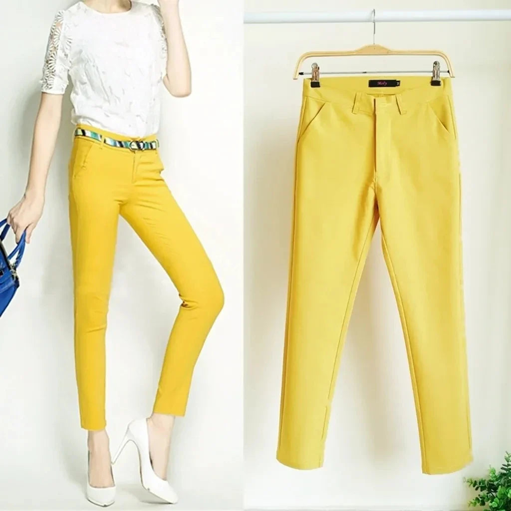 Fashion Ankle Length Suit Pants Office Lady Pencil Spring High Waist WSPECIFICATIONSBrand Name: PPLMHUStyle: Office LadyAge: MIDDLE AGEOrigin: Mainland ChinaCN: HunanSeason: Spring/SummerWaist Type: highDecoration: ButtonDecoration: PoDMEwomenstorenull