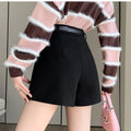 Duomofu Stylish Women's Casual Solid High Waist Wide Leg Shorts with PSPECIFICATIONSBrand Name: DUOMOFUDecoration: PocketsDecoration: sashesFabric Type: BroadclothPant Style: regularPattern Type: SolidFit Type: LOOSEStyle: CasualMateriDMEwomenstorenull