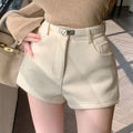 High Waisted Shorts Women Casual Solid Slim Short Pants with BeltSPECIFICATIONSCN: GuangdongBrand Name: FOTVOTEE1: Shorts for Women2: Shorts Women3: Shorts4: Short Pants5: High Waisted Shorts6: Woman clothing7: shorts y2k8: women'DMEwomenstorenull