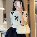 TOP Fashion Short Sleeve Pullovers Women's O-neck Clothing