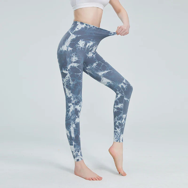 Women Tie Dyed Seamless Leggings Scrunch Fitness Fashion High Gym WaisSPECIFICATIONSBrand Name: caeruleusWaist Type: highStyle: CasualLength(Bottoms): Ankle-LengthOrigin: Mainland ChinaCN: ZhejiangSeason: All seasonHign-concerned ChemiDMEwomenstorenull