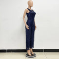 Sleeveless Sequined Jumpsuit Round Neck Slim Fit High Waist Sexy SprinSPECIFICATIONSBrand Name: mandylandyStyle: StreetwearAge: MIDDLE AGEOrigin: Mainland ChinaCN: GuangdongSeason: SummerMaterial: POLYESTERDecoration: SequinedFabric TyDMEwomenstorenull