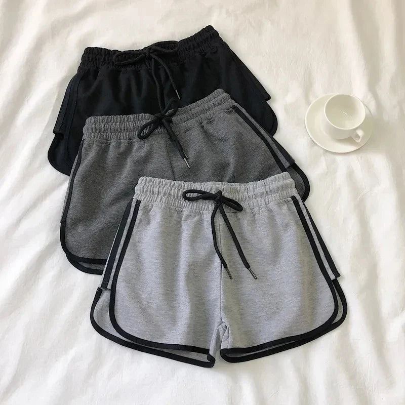 High-Waisted Elastic Loose Sports And Casual Running Shorts For WomenSPECIFICATIONSBrand Name: NoEnName_NullDecoration: noneFabric Type: blendedHign-concerned Chemical: NonePant Style: regularPattern Type: SolidFit Type: LOOSEStyle: CDMEwomenstorenull