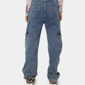 Cargo Pants- High Waist Multi Pocket Cargo Jeans Fashion Loose Denim