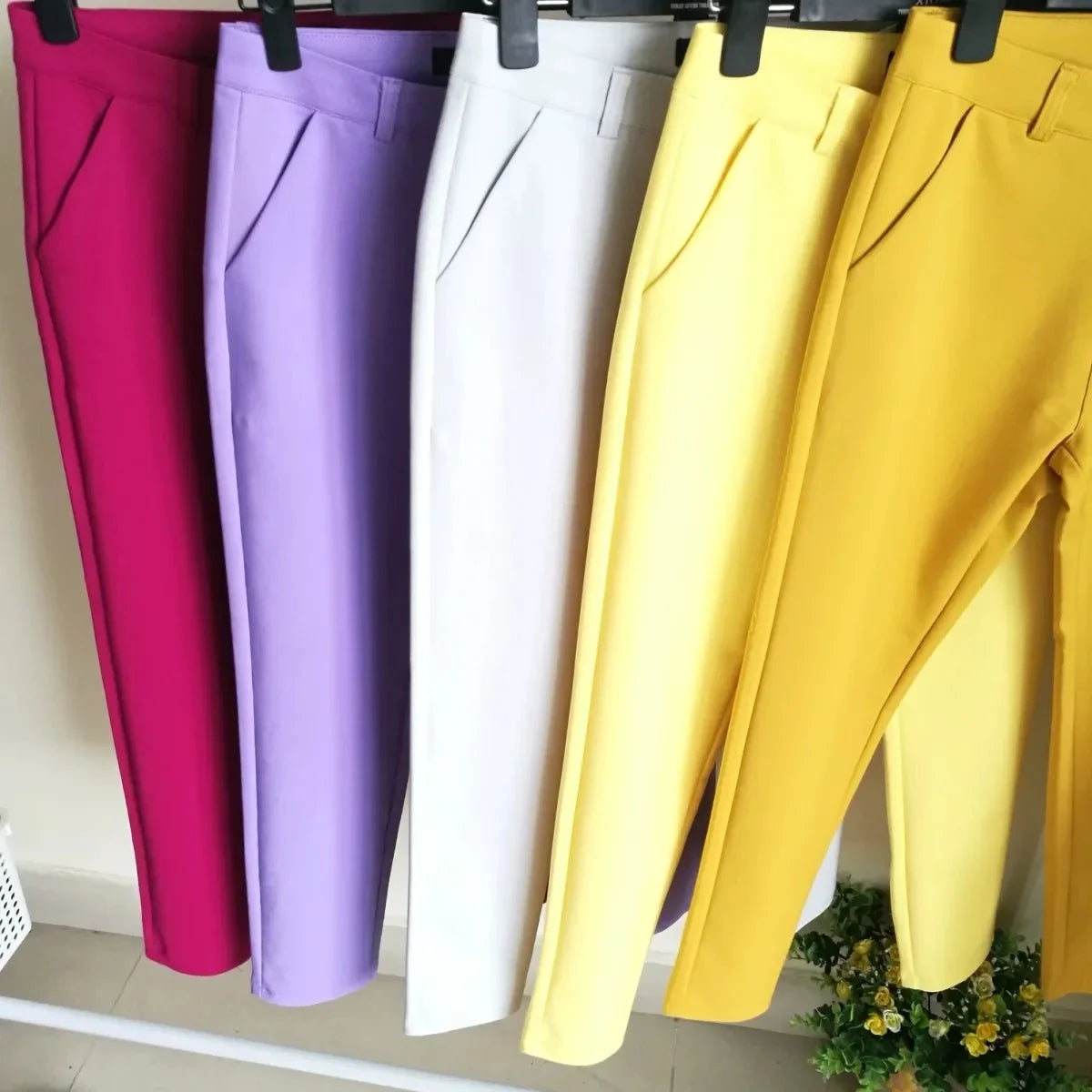 Fashion Ankle Length Suit Pants Office Lady Pencil Spring High Waist WSPECIFICATIONSBrand Name: PPLMHUStyle: Office LadyAge: MIDDLE AGEOrigin: Mainland ChinaCN: HunanSeason: Spring/SummerWaist Type: highDecoration: ButtonDecoration: PoDMEwomenstorenull