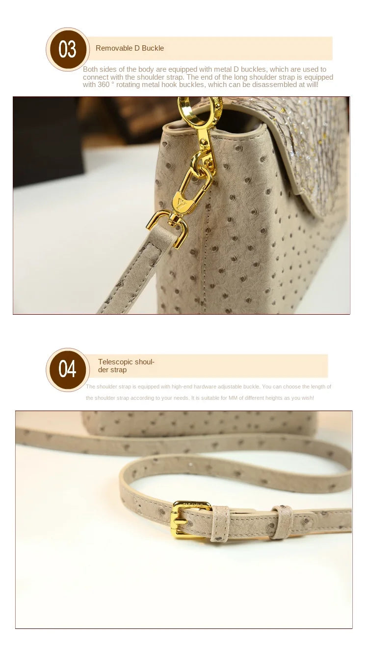 Fashion Genuine Leather Women's Handbags Female Small Shoulder CrossboSPECIFICATIONSBrand Name: BJYLOrigin: Mainland ChinaCN: GuangdongLining Material: AcrylicMain Material: Genuine leatherPlace Of Origin: GUANG DONG ProvincePlace Of ODMEwomenstorenull