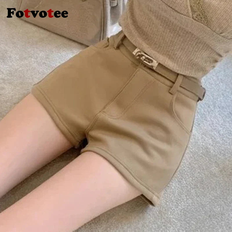 High Waisted Shorts Women Casual Solid Slim Short Pants with BeltSPECIFICATIONSCN: GuangdongBrand Name: FOTVOTEE1: Shorts for Women2: Shorts Women3: Shorts4: Short Pants5: High Waisted Shorts6: Woman clothing7: shorts y2k8: women'DMEwomenstorenull