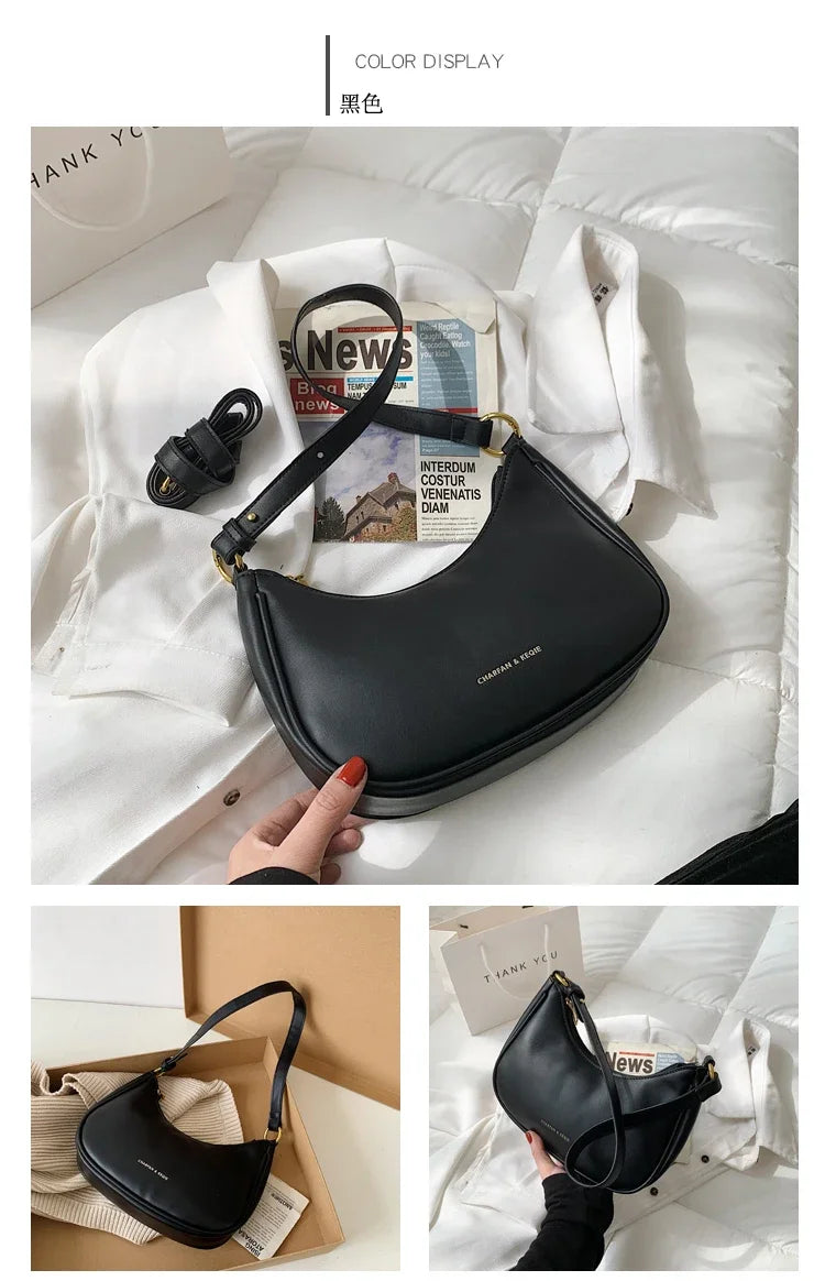 Underarm Bag for Women's Summer New Trendy and High end Crossbody Bag SPECIFICATIONSBrand Name: NoEnName_NullHign-concerned Chemical: NoneHandbags Type: Shoulder BagsMain Material: PULining Material: POLYESTERShape: BaguettePlace Of OrDMEwomenstorenull