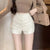 Shorts- High Waisted Winter Faux Leather Hot Short Pants For Boots