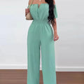 Fashion Printed Wide Leg Jumpsuit Women Sexy Slash Neck Off-shoulder HSPECIFICATIONSBrand Name: FUXIONGFUStyle: CasualAge: JUNIOROrigin: Mainland ChinaCN: GuangdongSeason: SummerMaterial: POLYESTERDecoration: noneFabric Type: POLYESTERDMEwomenstorenull