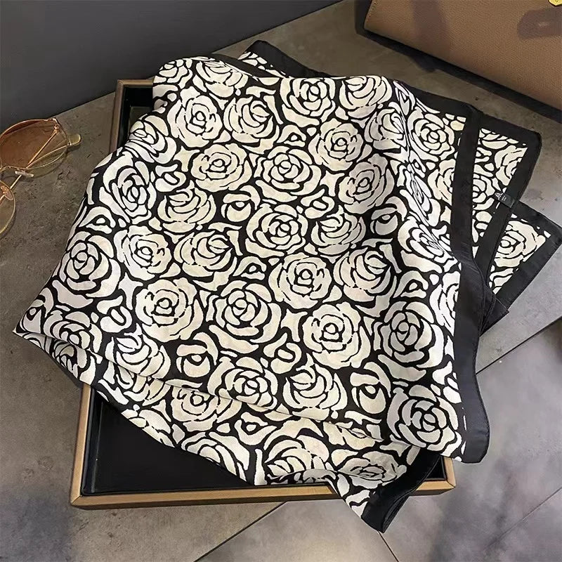 silk scarf scarf for women multi-functional multi-floral silk texture SPECIFICATIONSBrand Name: NoEnName_NullCraft of Weaving: Non-wovenOrigin: Mainland ChinaCN: ZhejiangGender: WOMENDepartment Name: ADULTHign-concerned Chemical: NoneMDMEwomenstorenull