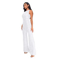 Sleeveless Sequined Jumpsuit Round Neck Slim Fit High Waist Sexy SprinSPECIFICATIONSBrand Name: mandylandyStyle: StreetwearAge: MIDDLE AGEOrigin: Mainland ChinaCN: GuangdongSeason: SummerMaterial: POLYESTERDecoration: SequinedFabric TyDMEwomenstorenull